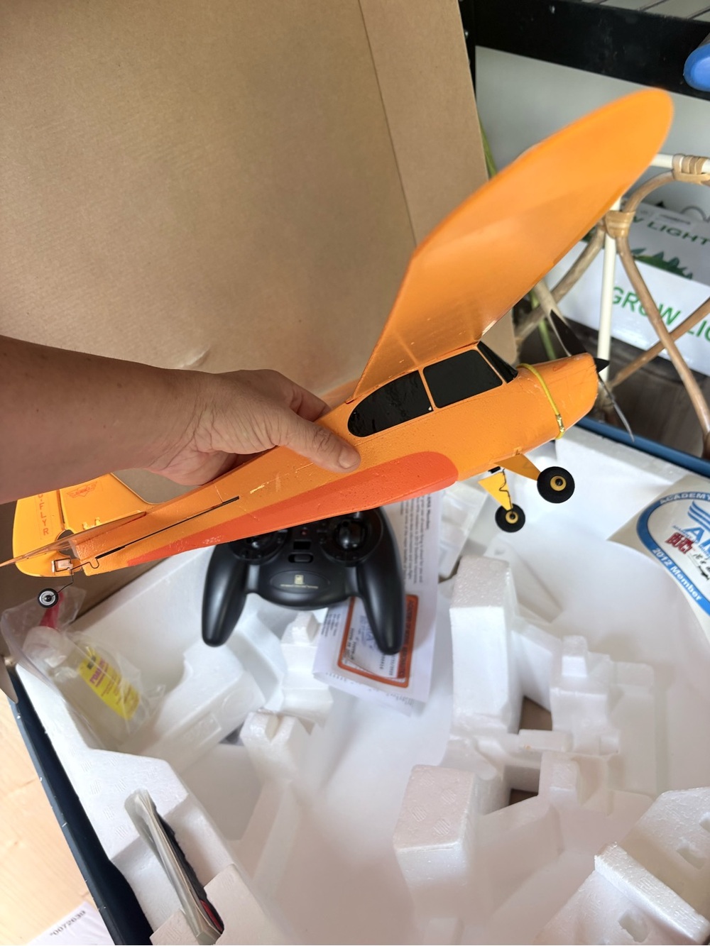 Champ RTF Kids RC Plane - Yellow - Picture 7 of 8